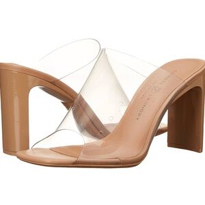 Chinese Laundry Clear Vinyl Heel